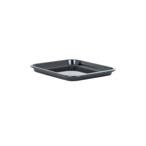 Enamel 0.6mm 30cm Oven Tray Black