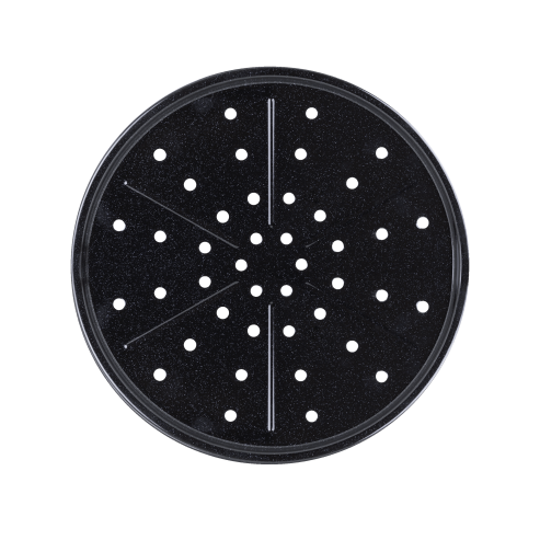 Enamel 0.6mm Pizza Tray Black