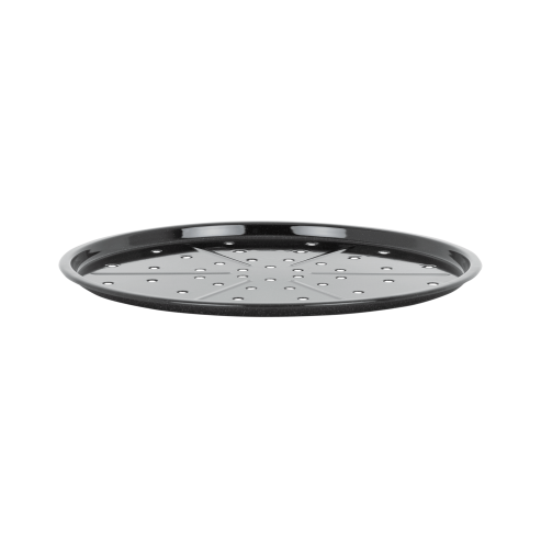 Enamel 0.6mm Pizza Tray Black