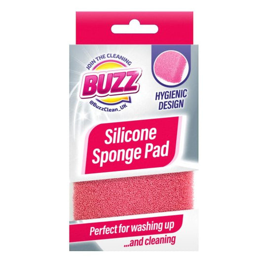 Éponge de nettoyage en silicone Buzz Rose