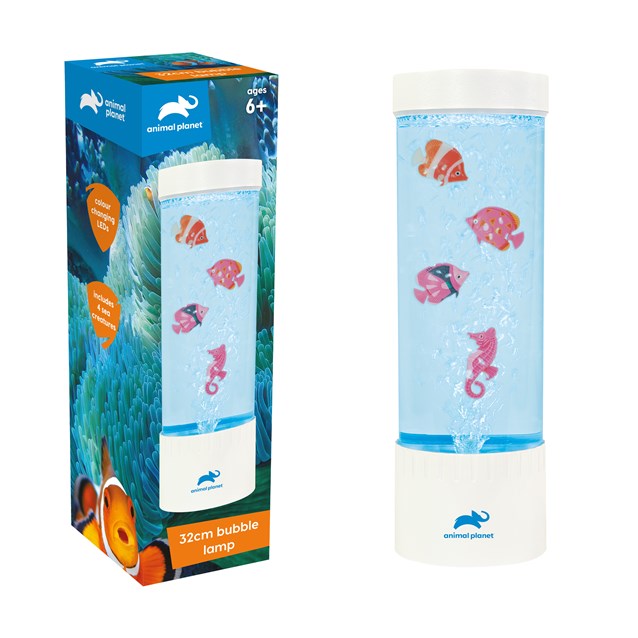 AP Lampe Poisson Bulle 32cm Couleurs Changeantes - Blanc