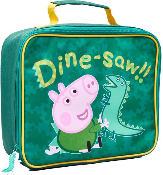 PEPPA PIG GEORGE COOL LUNCH BAG GREEN