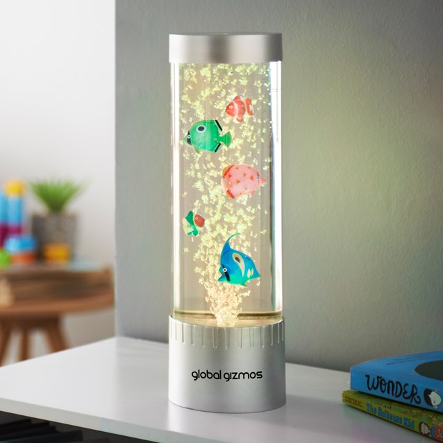 Lampe Bulle Poisson 32 cm Changement de Couleur