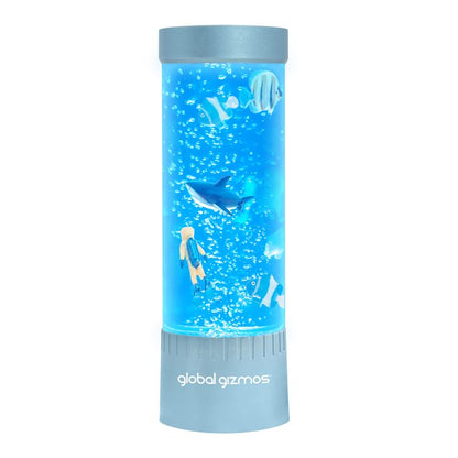 Lampe Bulle Plongeur 32cm - Bleu Métallisé