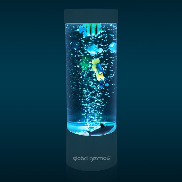 Lampe Bulle Plongeur 32cm - Bleu Métallisé