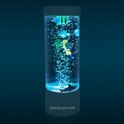 Lampe Bulle Plongeur 32cm - Bleu Métallisé