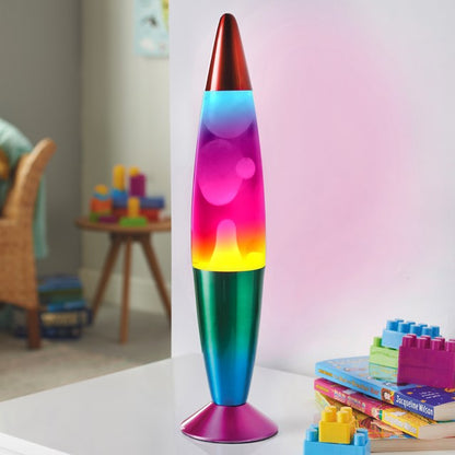 16" Rainbow Lava Lamp