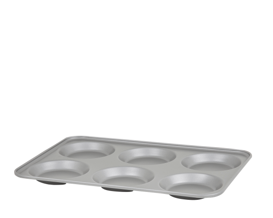 Baker & Salt Non-Stick 6 Hole Yorkshire Pudding Tray