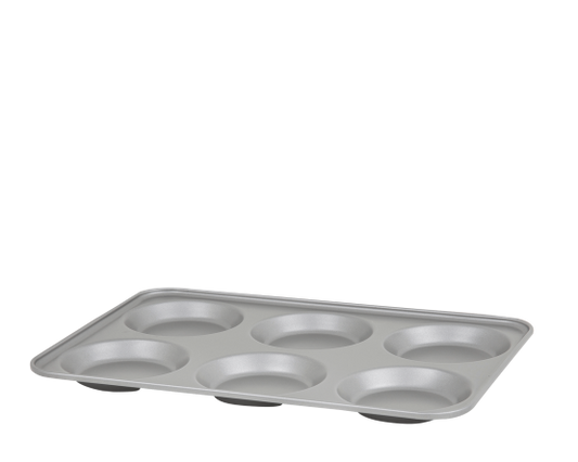 Baker & Salt Non-Stick 6 Hole Yorkshire Pudding Tray