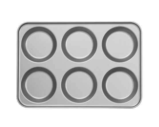 Baker & Salt Non-Stick 6 Hole Yorkshire Pudding Tray