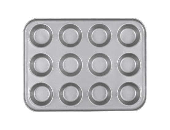 Baker & Salt® Non-Stick 12 Cup Cupcake Tin