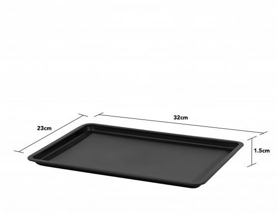 Wham® Essentials 32cm Oven Tray 0.29 Black/Black