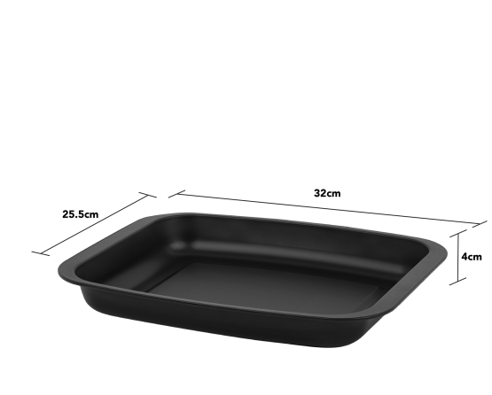 Wham® Essentials 32cm Roaster Black/Black