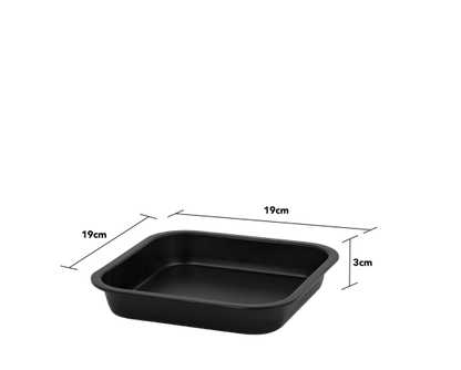 Wham® Essentials Square Sandwich Tin Black/Black