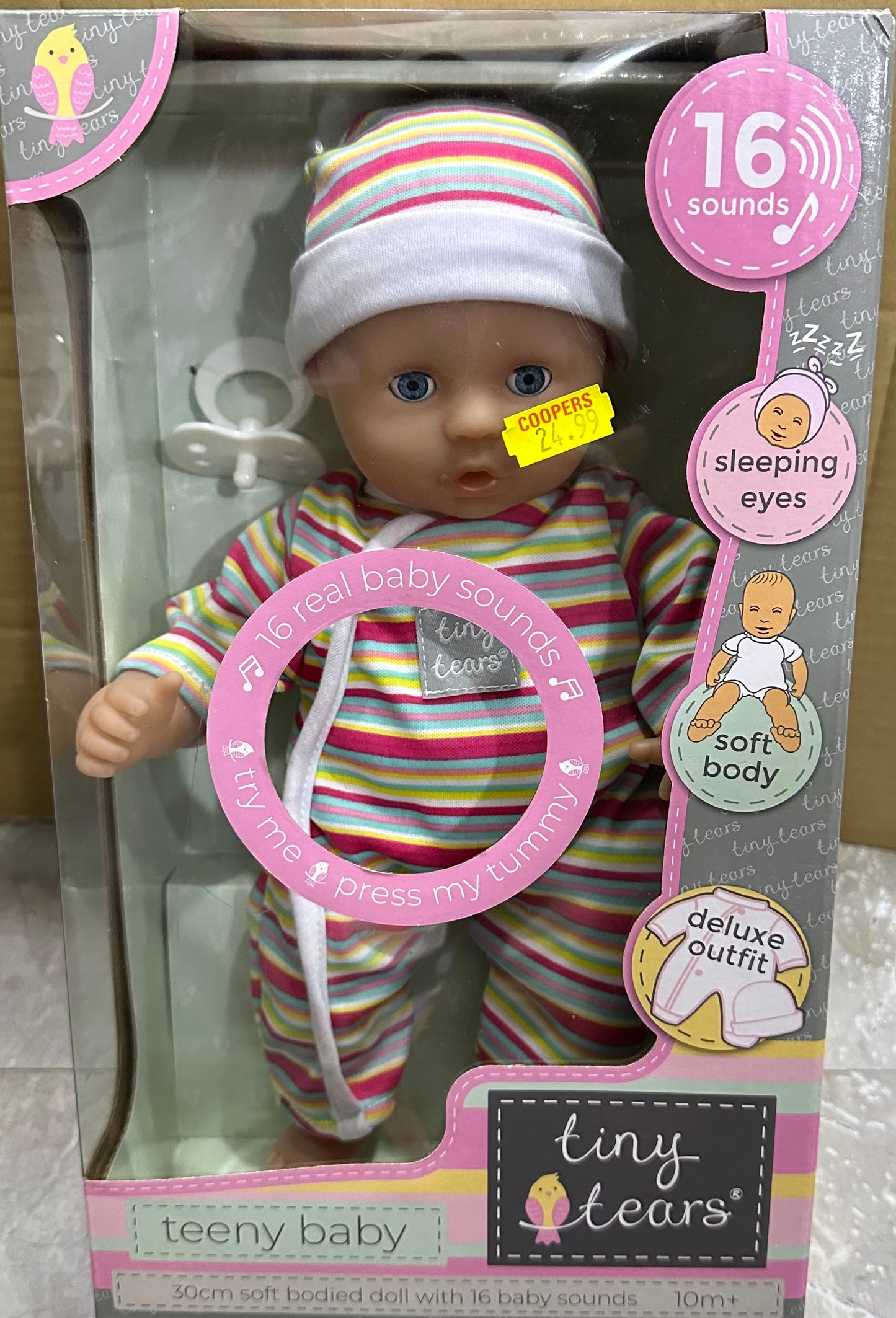 Tenny Baby Tiny Tears 16 Sounds