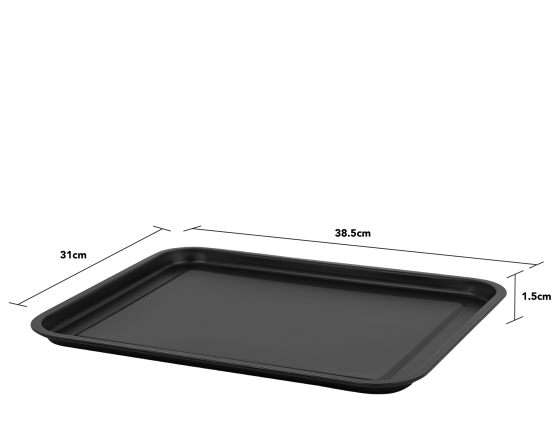 Wham® Essentials 39cm Oven Tray Black