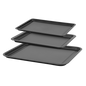 Set 3 Wham® Essentials Oven Trays 32/36/39cm 0.29 Black