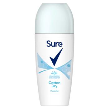 Sure Anti-Perspirant Roll On Cotton Dry 50ml