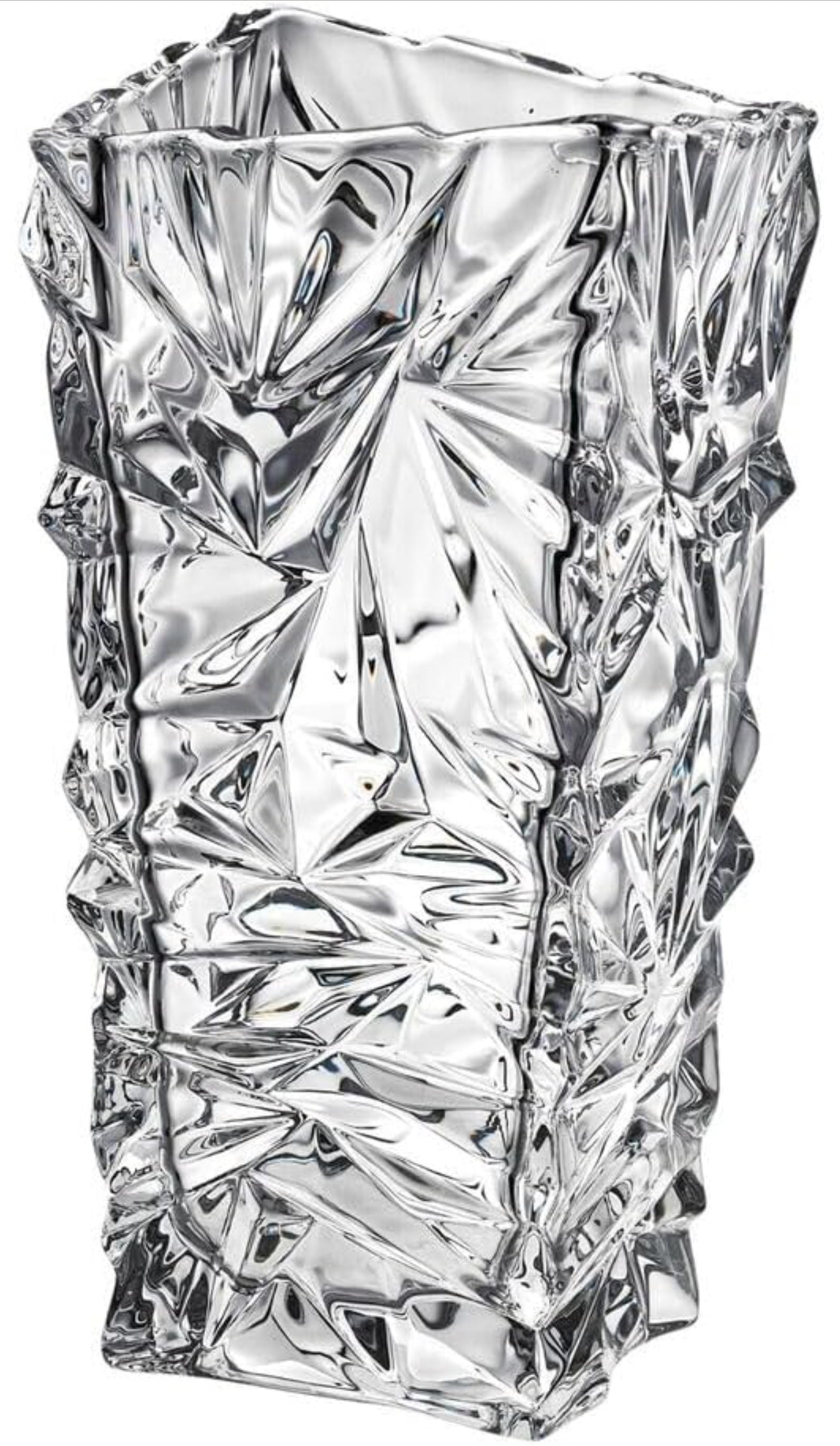 Vase Soliflore en Verre Épais G-Horse Effet Cristal pour la Décoration de Table - Idéal pour les Tulipes, Mariages, Centre de Table Élégant, Salles à Manger et Salons