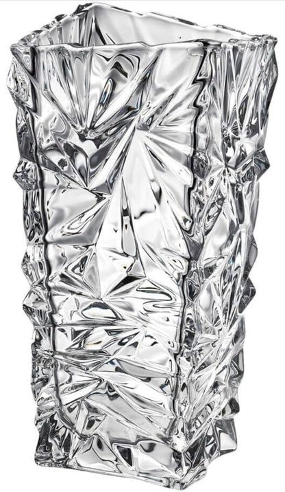 Vase Soliflore en Verre Épais G-Horse Effet Cristal pour la Décoration de Table - Idéal pour les Tulipes, Mariages, Centre de Table Élégant, Salles à Manger et Salons