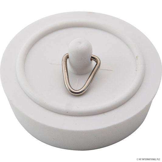 Set of 100 Small White Basin Plugs - Bulk Pack for Drain Sealing - High-Quality Bathroom Accessories