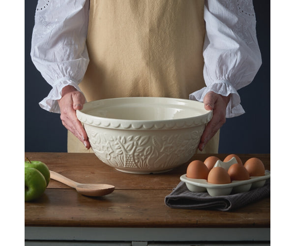 Dans la forêt S12 Bol mélangeur renard crème 29cm : Céramique de cuisine de première qualité.