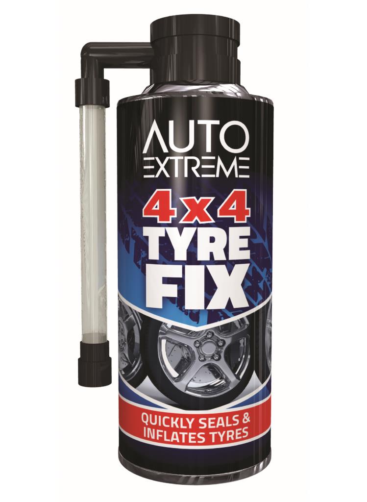 AX Tyre Fix Large Size 450ml - Instant Tire Repair Foam for Emergency Roadside Assistance