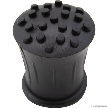 100pc 22mm Stick Cane Ferrule in Black - Bulk Pack for Walking Sticks and Canes