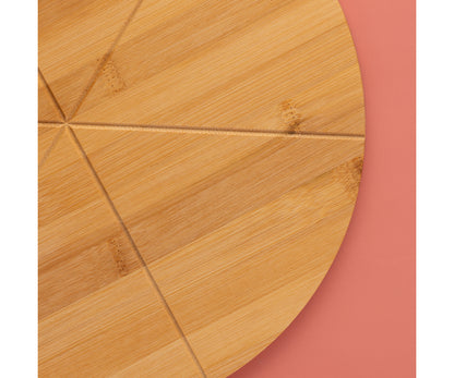 Delicious Diversity: World Foods Pizza Board & Cutter Set for Global Flavors.