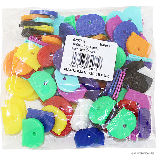Unlock Personalized Style with 100pc Assorted Key Caps - Colorful Key Toppers for Easy Identification