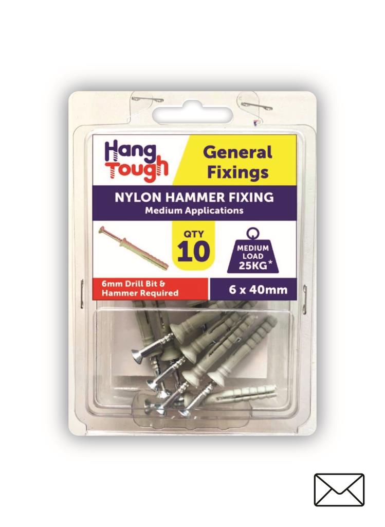 HT Nylon Nail-In Anchor CSK - Secure and Versatile Fastening Solution