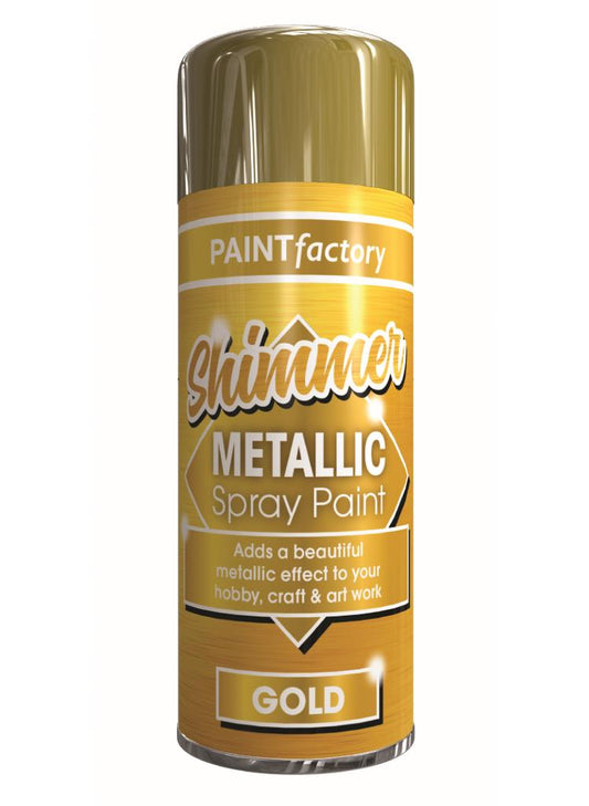 Peinture en bombe or métallique PF - Qualité supérieure, séchage rapide et finition durable
