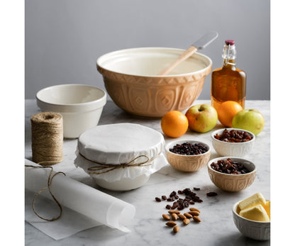 Bassine à pudding authentique blanche S24 20cm - Ustensiles de cuisine traditionnels.