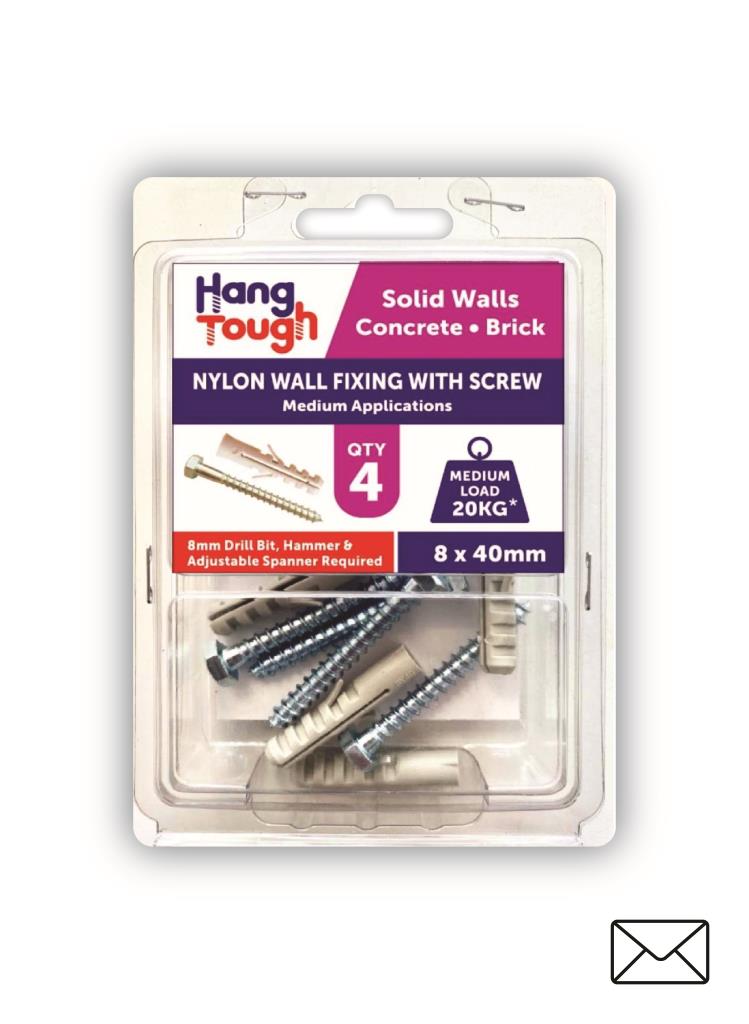 High-Quality Nylon Plug Anchor Without Screws - Essential for Secure Fixtures