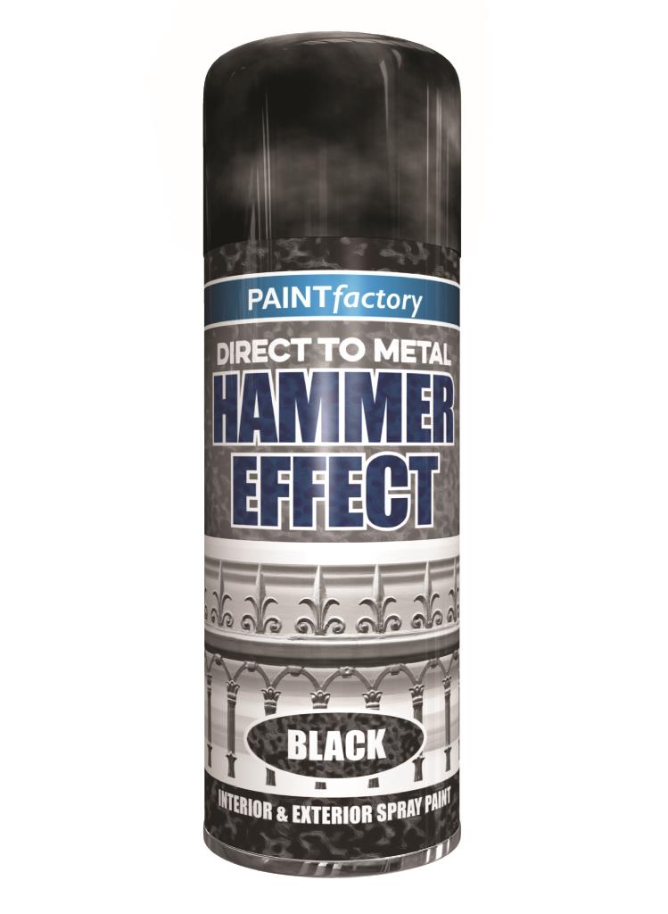 Peinture aérosol noire effet martelé PF – Finition professionnelle pour un revêtement durable et élégant