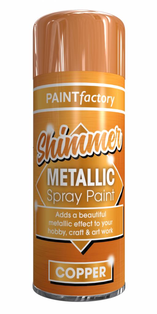 Peinture en aérosol cuivrée métallique PF - Aérosol de qualité supérieure pour des finitions élégantes