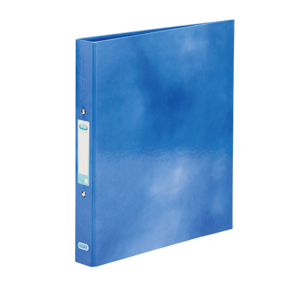 Ring Binder Laminated Gloss Finish 2 O-Ring 25mm Size A4+ Blue