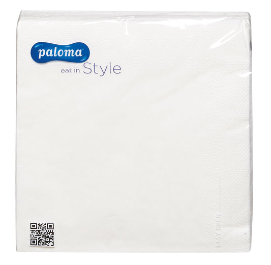 PALOMA 3PLY WHITE NAPKINS