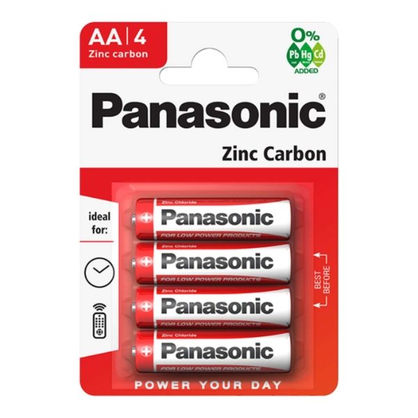 Panasonic AA Zinc - Pack of 4