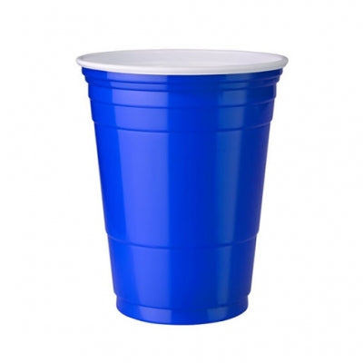 VERRES EN PLASTIQUE BLEUS POUR FÊTE paquet de 6