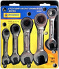 MARKSMAN 5pc STUBBY RATCHET SPANNER SET