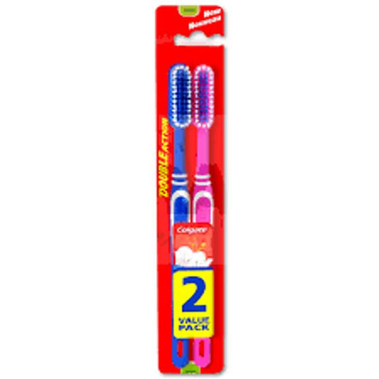 COLGATE TOOTHBRUSH DOUBLE ACTION TWIN  MEDIUM