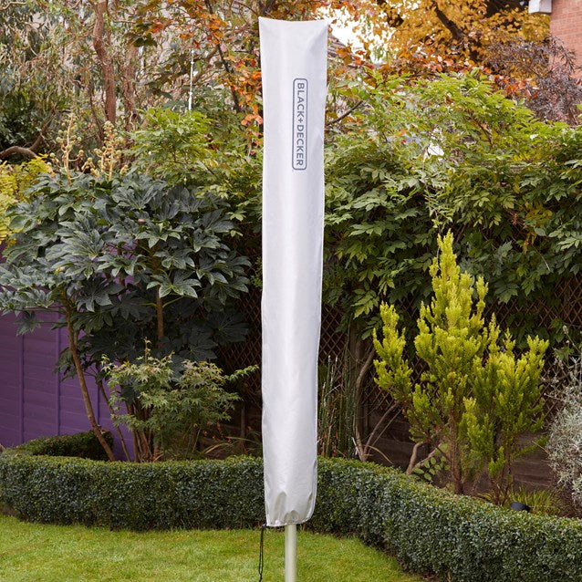 Séchoir étendoir parapluie B+D 50m en aluminium, 1,8 m de haut
