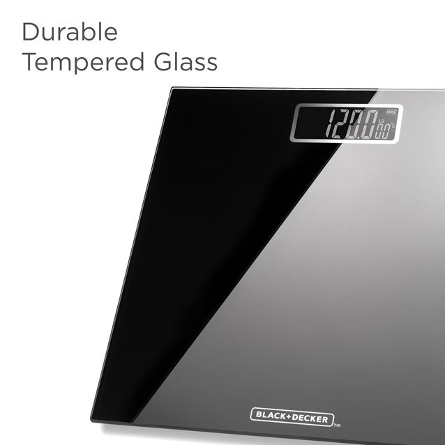 B+D Bathroom Scales Black