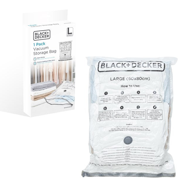 Sac aspirateur Black & Decker 1 pièce Grande taille