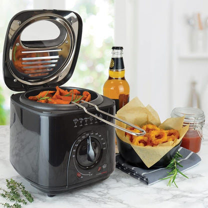Friteuse compacte KitchenPerfected 1,0 L - Noir (IUEG)