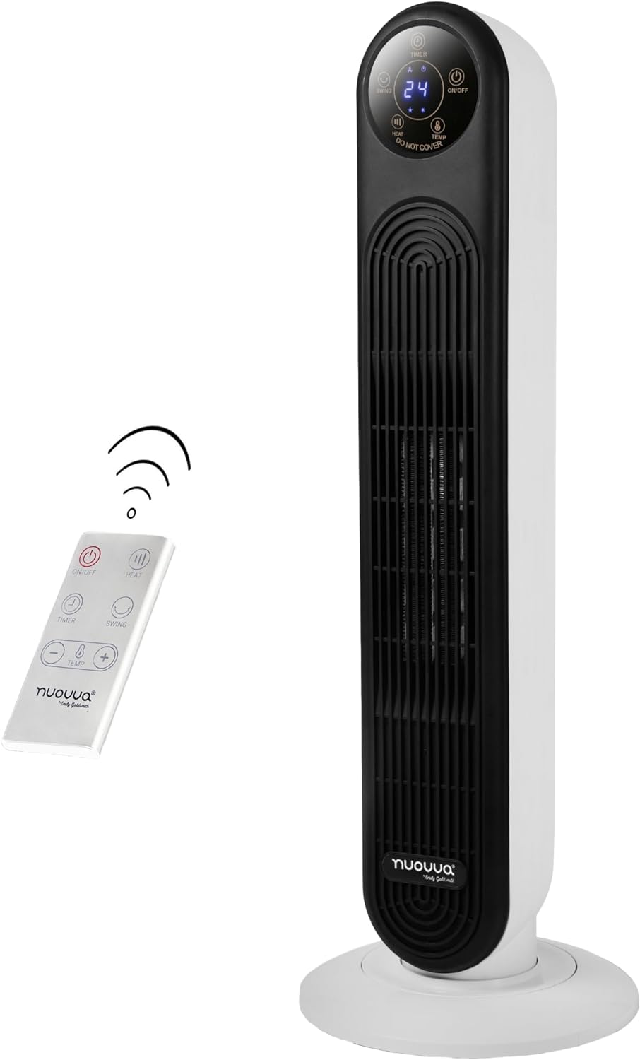 StayWarm 2000w Ceramic Tower Heater with Remote Control