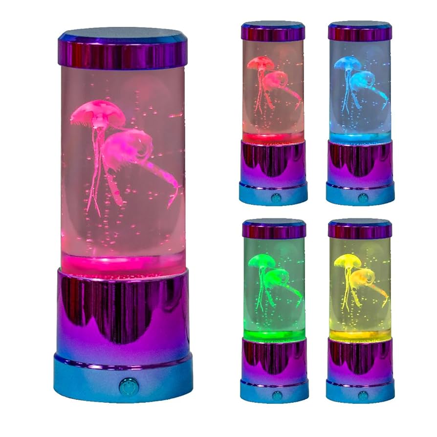 Lampe Méduse Multicolore Global Gizmos avec LED à Changement de Couleur