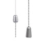 LAMPFIX 1 mtr PULL CHAIN WITH 1  1/2” POLISHED CHROME WEIGHT