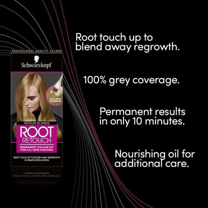 KIT RETOUCHE RACINES BLOND MOYEN SCHWARZKOPF